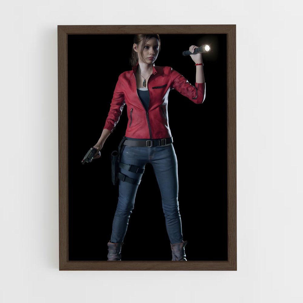 Poster Claire Redfield : Survivante des Ombres – affiche Resident Evil (vue 5)